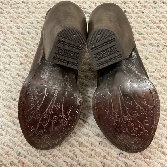 🆕 Corral brown phoenix leather cowboy ankle boots - Picture 7 of 8